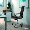 thumbnail image 2 of Juego de 2 Silla de Escritorio Gaon Ergonomica y Ajustable Negro, 2 of 9