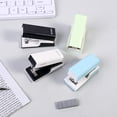 thumbnail image 6 of Mini Stapler,one Touch Stapling,Easy to Load Ergonomic Small Stapler, 10 Sheet Capacity,Includes 1000 Staples and Staple Remover (green), 6 of 6