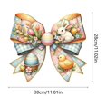 thumbnail image 3 of Easter Bow 2D Flat Wooden Hanging Signboard Festive Wall Decoration Suitable For Parties Front Doors Porches And Interior Wall Decoration, 3 of 6