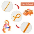 thumbnail image 4 of Pipe Cleaners Craft, 100pcs Orange Pipe Cleaner for Making Carrot, 6mm X 12" Orange Stems Pipe Cleaner, 4 of 5