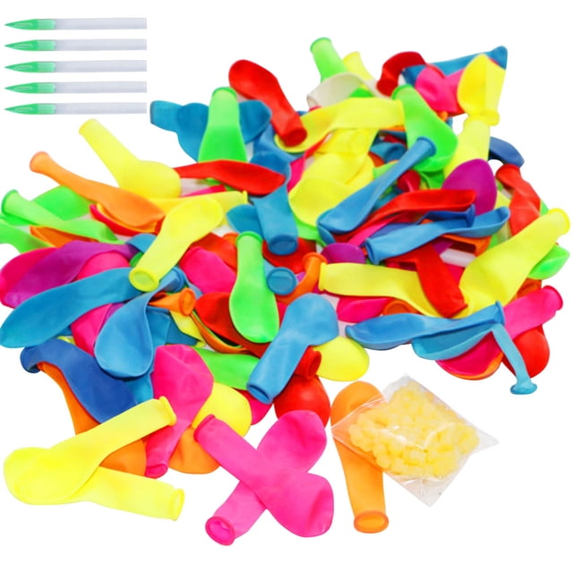 Fast Water Injection Balloon Accessories Water Supplement Pack Birthday Party Decorations Battle Toys for Kids (Random Color)