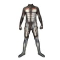 thumbnail image 2 of Disfraz de depredador masculino para Halloween, disfraz de depredador zentai, traje básico de superhéroe, mono para adultos, 2 of 4