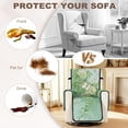 thumbnail image 5 of Yuyamidu Green Flower Stretch Recliner Chair Cover for Pet Washable Reclining Chair Covers with Elastic Straps Thicken Single-Seater Sofa Slipcovers Decorative Furniture Protector, 5 of 7