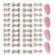 thumbnail image 1 of Juego de 40 diamantes de imitación de aleación con lazo para uñas, pajarita, cristales para uñas, joyas para uñas, diamantes de imitación, gemas para decoración de uñas., 1 of 6