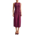 thumbnail image 2 of Mifsaly Ribbed Knit Dress for Women Sleeveless Button Front Elegant Dresses Work Business Casual Versatile Daily Wear Outfits 2026 M, 2 of 7