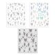 thumbnail image 1 of Calcomanía para uñas con letras de mariposa de colores, lámina de transferencia para decoración de uñas., 1 of 6