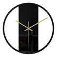 thumbnail image 2 of Reloj de pared moderno Macarena Reloj decorativo que No hace tictac Acrílico Negro para Sala de C Relojes de pared, 2 of 8