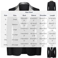 thumbnail image 3 of Mens Blazers Slim Fit Business Casual Men Suit Sport Coat with Contrast Inner One Button Travel Blazer Lightweight Dress Suit Jacket Size 3XL Silver, 3 of 9