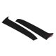 thumbnail image 4 of embellecedor alerón cubierta automóviles 2PCS Embellecedor lateral de ventana trasera Negro brillante Reemplazo para 7 R Variant Wagen 2014-2017 Unbranded 1616210134611, 4 of 8