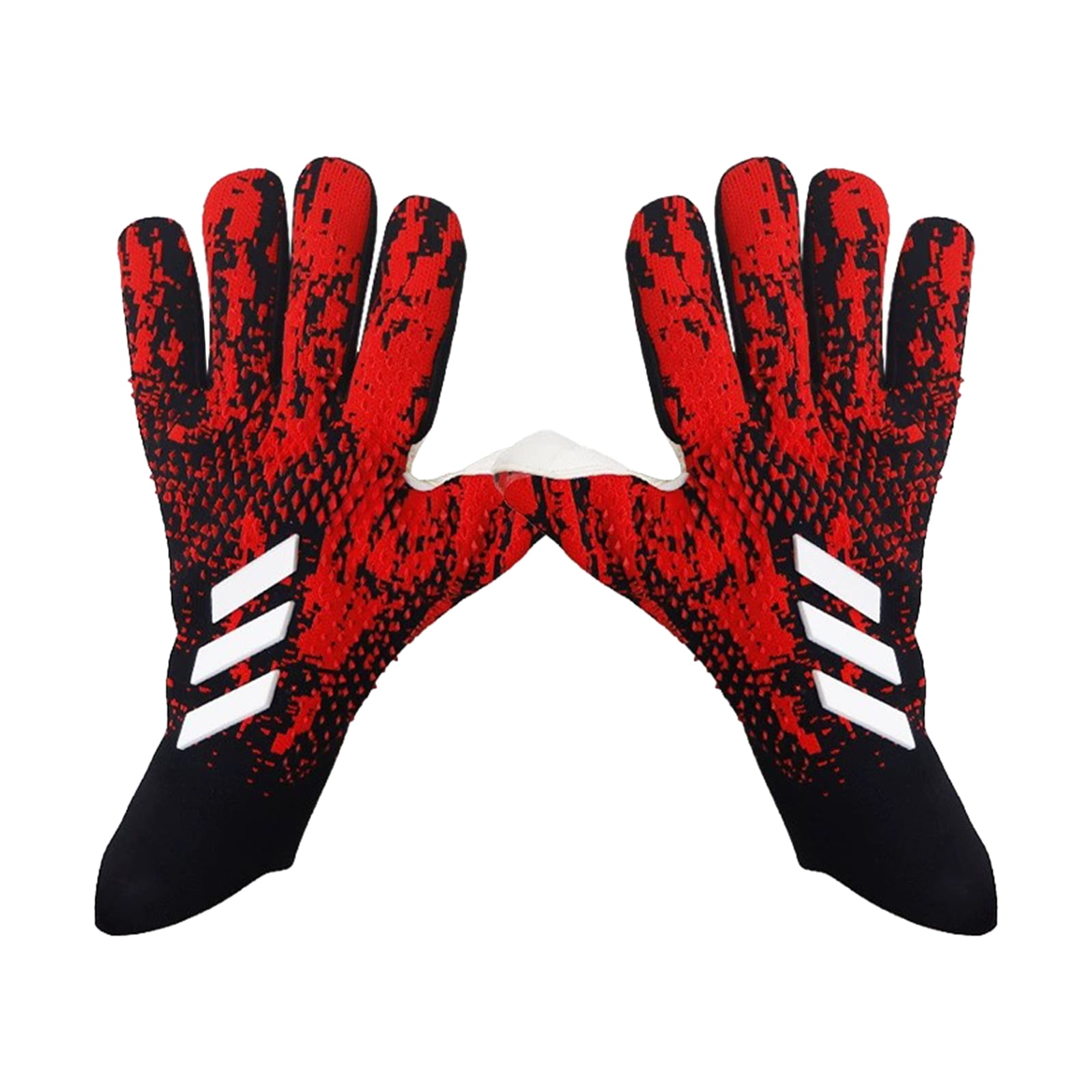 adidas PREDATOR 20 PRO HYBRID Soccer Goalkeeper Gloves | White-Orange