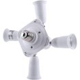 thumbnail image 4 of KAIYANG Adaptador divisor de portalámparas de bombilla con base E27 a E27 ajustable 4 en 1, 4 of 5