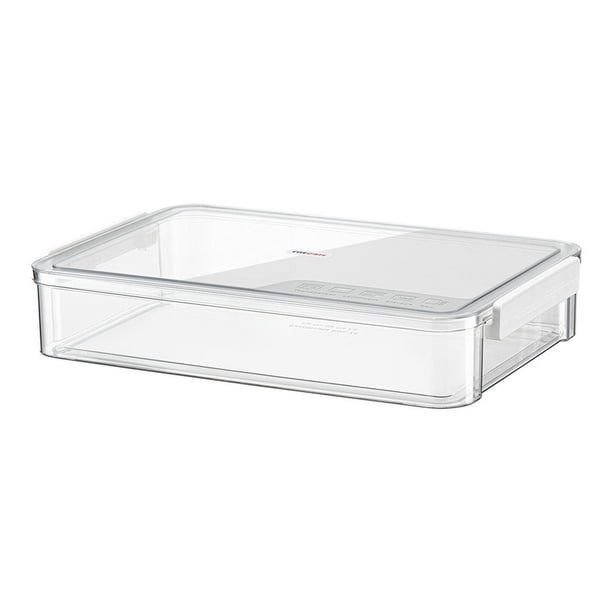 A4 Caja de Almacenamiento Transparente Portátil Plástico Documento Papelería Joyería Caja de Almacenamiento Escuela Hogar Suministros de Oficina