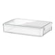 thumbnail image 1 of A4 Caja de Almacenamiento Transparente Portátil Plástico Documento Papelería Joyería Caja de Almacenamiento Escuela Hogar Suministros de Oficina, 1 of 5