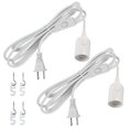 thumbnail image 1 of Cable de enchufe para bombilla Zarnicy E26/E27 de 16 pies con interruptor, 1 of 7