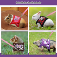 thumbnail image 7 of Small Animal Outdoor Walking Vest Harness and Leash Set with Cute Bowknot and Clear Bell Decor Chest Strap Harness for Bunny Ferret Guinea Pig Hamster Kitten Clothes Accessory, 7 of 7