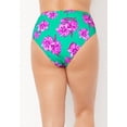 thumbnail image 2 of Swimsuits for All Women's Side Shirred High Waist Swim Brief, 2 of 5