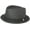Black, variant on Christys Crown "Merenda" Bao Fedora (Black, M/L)