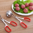 thumbnail image 3 of HomeLife Meatball Maker Eco-friendly Rust-proof Stainless Steel Manual Meatball Cookie Dough Scoop for Home, 3 of 13