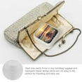 thumbnail image 3 of Autua Shell Sun Beach PU Leather Jewelry Box, Flexible Storage for Necklace, Ring, Earring White, 3 of 5