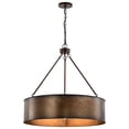 thumbnail image 3 of Nuvo 60-5895 - Kettle Oversized Pendant; Antiqued Copper Finish, 3 of 16