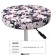thumbnail image 4 of Balery Lilies Flowers Fundas de asiento para taburete de bar redondo de tela de terciopelo ajustables que protegen de arañazos y manchas para sillas de 14 a 17 pulgadas.-12 inch, 4 of 7
