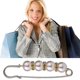 thumbnail image 2 of 6pcs Artificial Pearl Bro For Stitches, Heavy -duty Safety, Needle Sweater Clip, 2 of 3