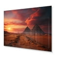 thumbnail image 2 of Designart "Egypt magic Sands Landscape" Egypt Metal Art Print, 2 of 5