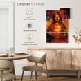 thumbnail image 4 of Elephant Stock Colorful Golden Buddha Wall Art - Vertical Multi Panel Canvas - Living Room Wall Decor - Religion And Spirituality Multi Panel - Orange And Pink Decor - 48" x 74", 4 of 4
