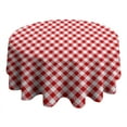 thumbnail image 4 of Christmas Round Tablecloth 60x60in(153x153cm) – Waterproof Polyester Table Cover with Full Print Design, Wrinkle Resistant & Washable for Kitchen Dining Party Decor, 4 of 6