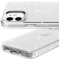 thumbnail image 3 of iPhone 12 Clear Case, iPhone 12 Pro Case, Dteck Bling Glitter Transparent Clear Case Sparkle Flexible Soft TPU Protective Cover for Apple iPhone 12 / iPhone 12 Pro 6.1 inch, Clear, 3 of 6