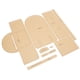 thumbnail image 4 of Plantilla acrílica para mochila de 9 piezas Plantilla acrílica ligera transparente para manualidades de bricolaje, 4 of 10