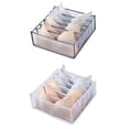 thumbnail image 3 of Injueey Caja de almacenamiento de sujetadores Organizador de cajones de ropa de gran capacidad Armario de dormitorio Type3 NO3, 3 of 6
