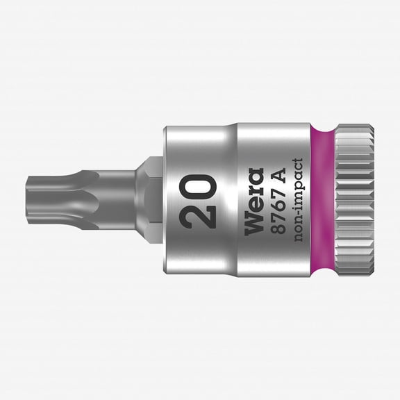 Wera 003391 8767 A TORX Zyklop Bit Socket with 1/4" Drive, T20