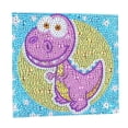 thumbnail image 2 of Kits Completos de Pintura de para Niños Y Principiantes, Pintura DIY Por Números, Mosaico Hecho a Mano, para Teléfono, Artes Y Manu Dinosaurio 1 Baoblaze Pintura de diamante de taladro completo, 2 of 8