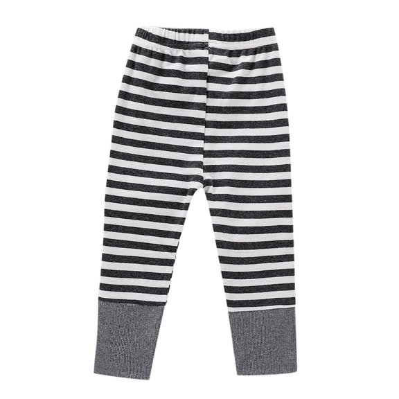 Toddler Baby Girls Comfy Soft Tights Striped Patchwork Pants for Infant Boys Girls Fall Winter Causal Cute Leggings Outfits