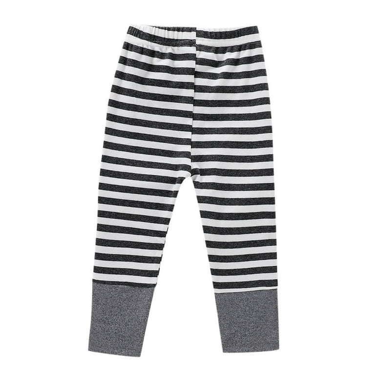 B91xZ Boys Pants Children Toddler Kids Baby Boys Girls Patchwork Striped  Jeans Pants Trousers Outfits Clothes Boys Baseball Pants Light Blue,Sizes  18-24 Months 