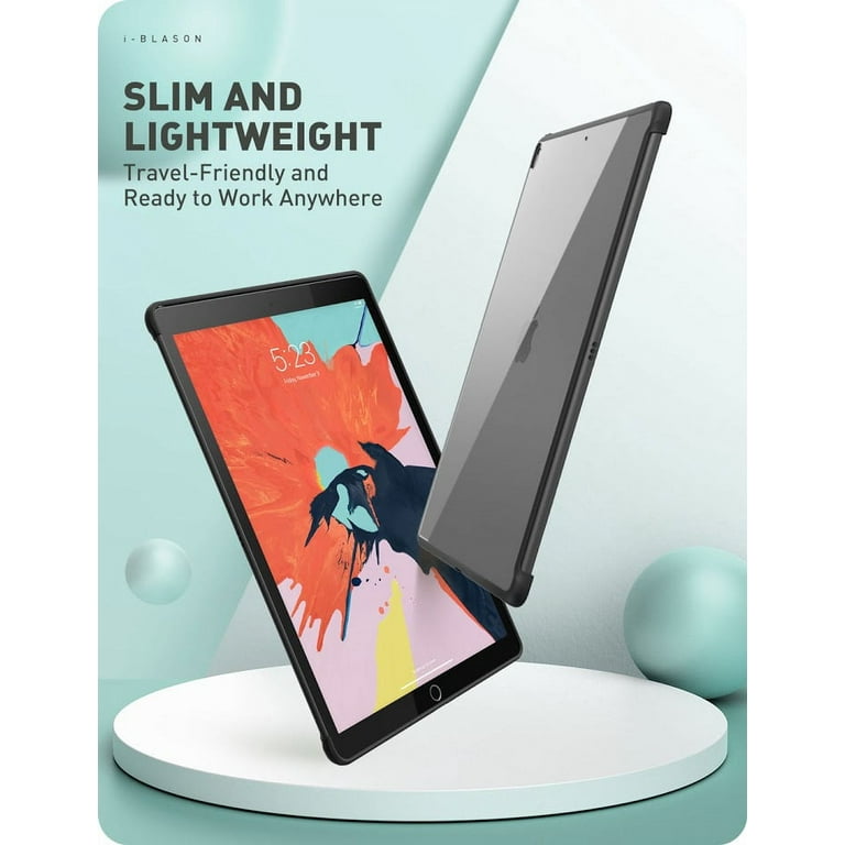 i-Blason Halo Slim Smart Keyboard - Back cover for tablet - black 