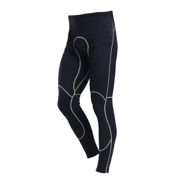 Pantalones de traje de neopreno para hombre, mallas de neopreno de 2 mm para hombre en agua fría, mallas térmicas Negro kusrkot Pantalones de baño de invierno