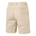thumbnail image 3 of DAETIROS Chino Shorts for Men,Solid Fashion Casual Mens Summer Shorts on Beige Size S-5XL, 3 of 5