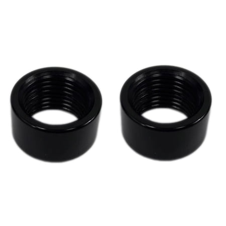 10 Pieces Of Two (2) Black 3/8" NPT Universal Female Aluminum Fitting Two (2) Black 3/8" NPT Universal Female Aluminum Fitting