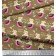 thumbnail image 2 of Soimoi Rayon Fabric Text,Ball & Bunny Kids Printed Fabric 1 Yard 42 Inch Wide, 2 of 2