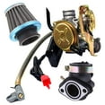 thumbnail image 3 of Carburador Carburador apto para GY6 50CC 49CC 4 tiempos Scooter Taotao Motor 18 mm Carb Admision Col Meterk  Carburador, 3 of 6