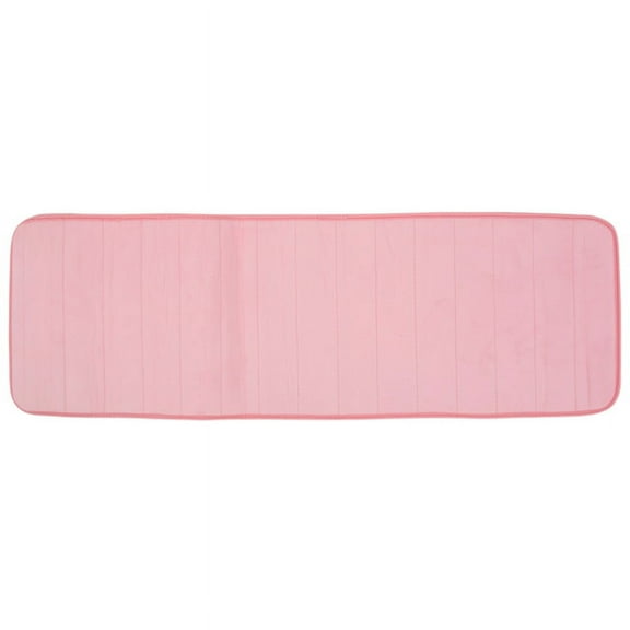120x40cm Absorbent Nonslip Memory Foam Kitchen Bedroom Door Floor Mat Rug Carpet Pink