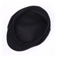 thumbnail image 5 of Genuine Leather Cap Men Newsboy Mil-itary Hats Vintage Women Gatsby Caps Black Classic Flat Hats Luxury Italian ,Soft Feel, 5 of 6