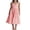 Pink, variant on Fortune Women's Midi A-Line Dress Solid Color Spaghetti Strap Beach Dresses