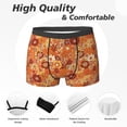thumbnail image 2 of Men's Boxer Briefs, Hippie Flower Soft Comfy Mens Underwear Boxer Briefs Breathable With Widen Waist, 2 of 7