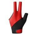 thumbnail image 2 of Guante de Billar de 3 Dedos, Guantes de Billar, Guante Elástico Duradero Antideslizante Portátil, Guante para Taco de Billar para Entrenar, Jugar, Muj Rojo, 2 of 8