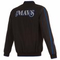 thumbnail image 3 of Men's JH Design Black Dallas Mavericks 2023/24 City Edition Nylon Full-Zip Bomber Jacket, 3 of 3