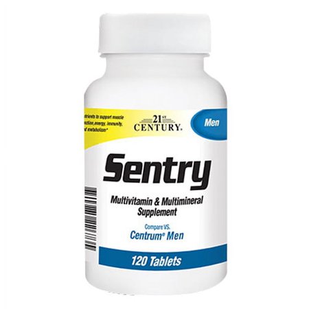 21 st Century Sentry Multivitamin and Multimineral Supplement Tablets for Men, 120 Ea, 6 Pack