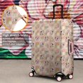 thumbnail image 4 of Beige Cow Checker Pattern Luggage Cover Fashion Suitcase Cover Baggage Covers Fit 25-28 Inch Luggage (Go Travel), 4 of 5